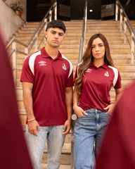 Polo Deportes Tolima de Presentación Vinotinto Dama Umbro 2026