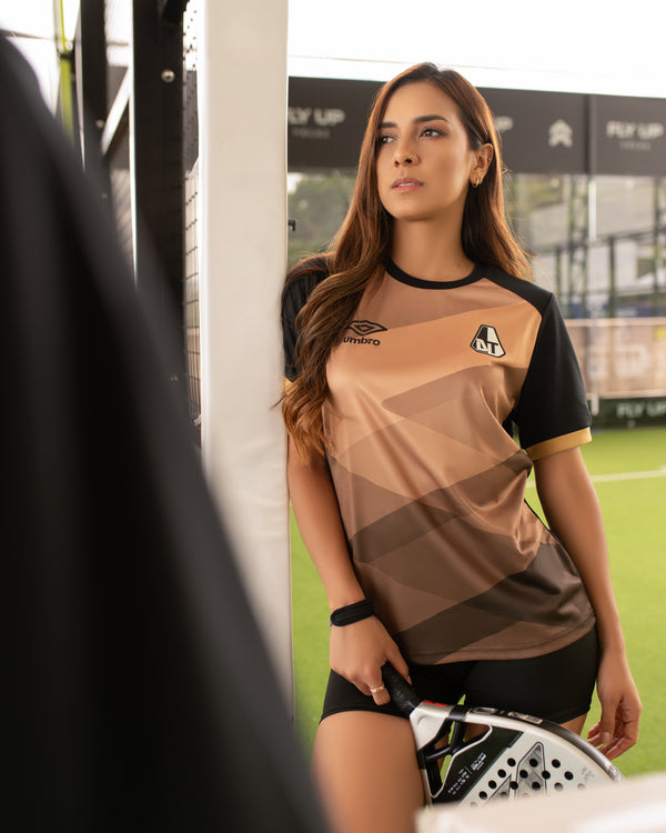 Camiseta Deportes Tolima de Entrenamiento Dorada Dama Umbro 2026