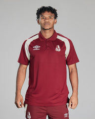 Polo Deportes Tolima de Presentación Vinotinto Umbro 2026