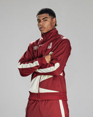 Chamarra de Presentacion Vinotinto Poly track Umbro 2026