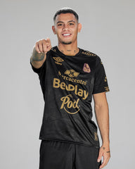 Camiseta Deportes Tolima #3 Negra con Logos Umbro 2026