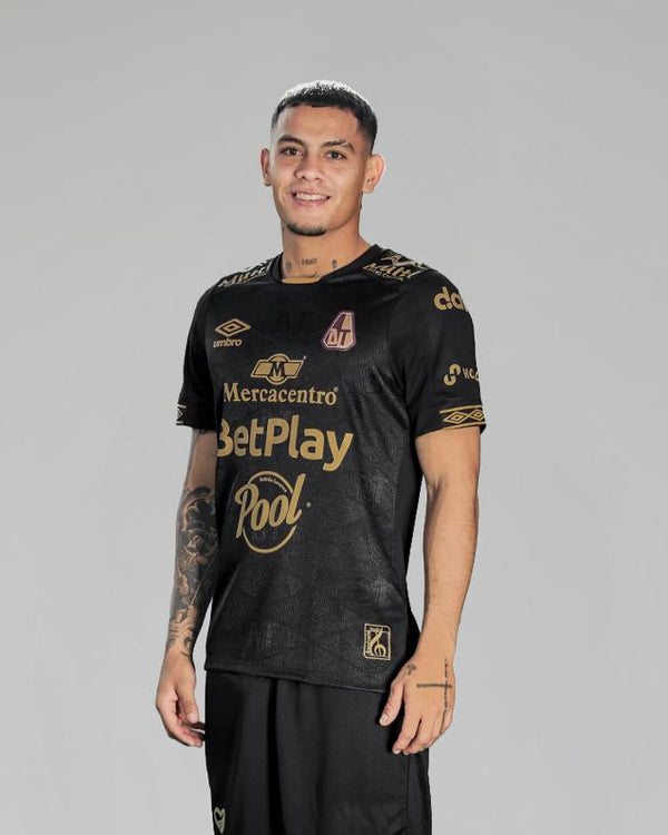 Camiseta Deportes Tolima #3 Negra con Logos Umbro 2026