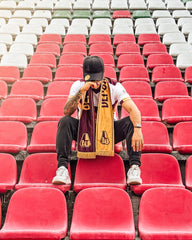 Bufanda Sublimada Deportes Tolima Vinotinto y Oro