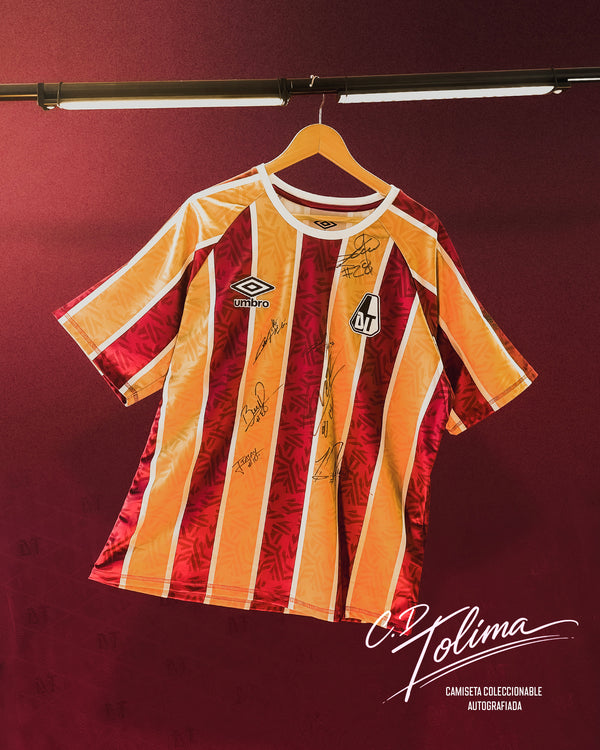 Camiseta Coleccionable Autografiada Deportes Tolima
