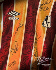 Camiseta Coleccionable Autografiada Deportes Tolima