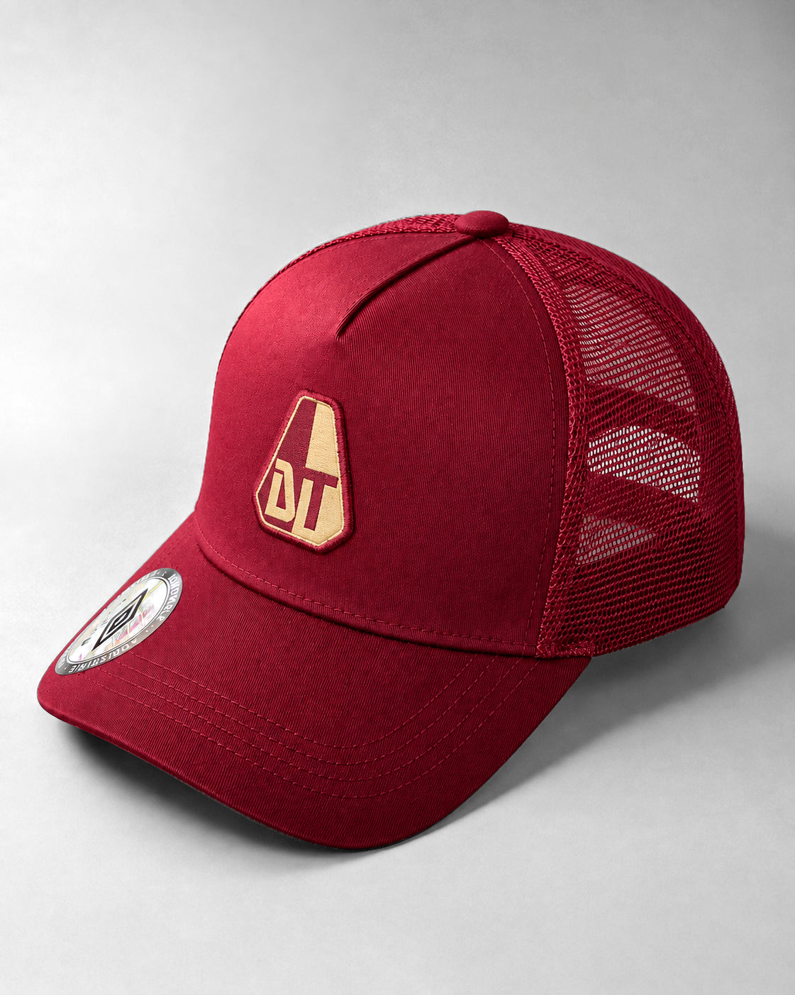 Gorra Tolima oficial malla vinotinta