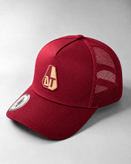 Gorra Tolima oficial malla vinotinta